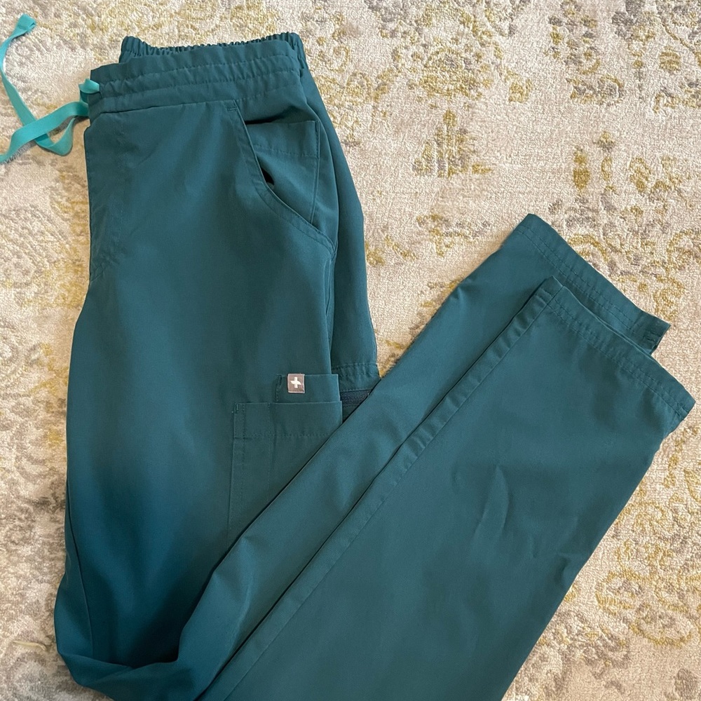 Figs fionlite Caribbean blue size xxs yola scrub pants